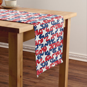 Stars and stripes short table runner