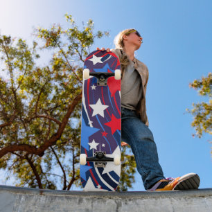 Stars and Stripes Skateboard