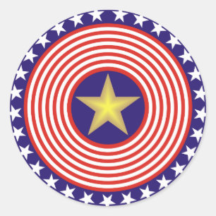 Stars and Stripes Sticker