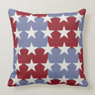 Stars and Stripes Throw Pillow