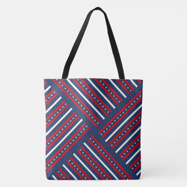 Stars and Stripes Tote Bag (Front)