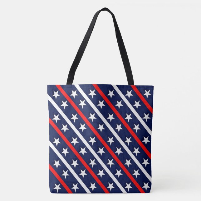 Stars and Stripes Tote Bag (Front)