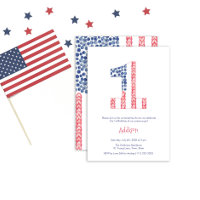 Stars and Stripes Unisex Summer 1st Birthday Party