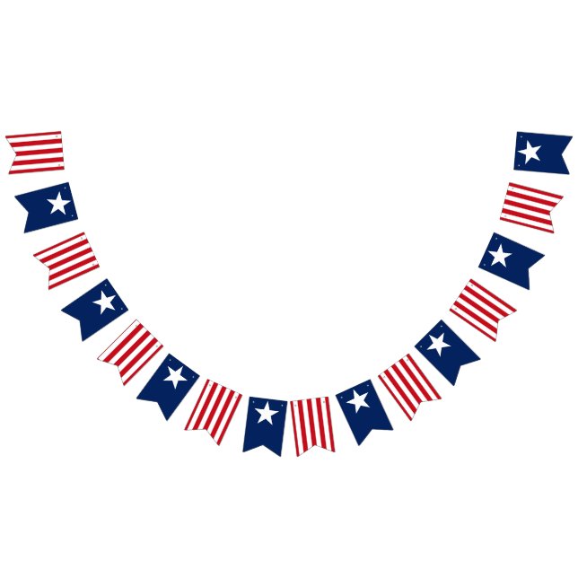 Stars and Stripes USA American Bunting Flags (All)