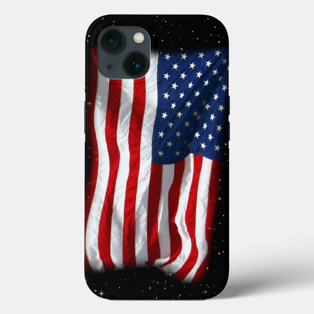 Stars and Stripes USA Patriotic American Flag Case-Mate iPhone Case (Back)
