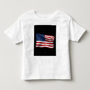 Stars and Stripes USA Patriotic American Flag Toddler T-shirt