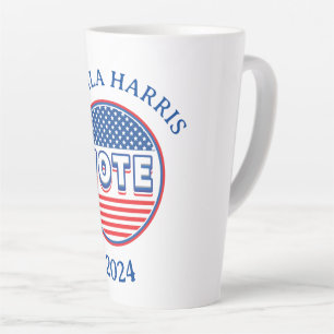 Stars and Stripes Vote USA - Election Latte Mug