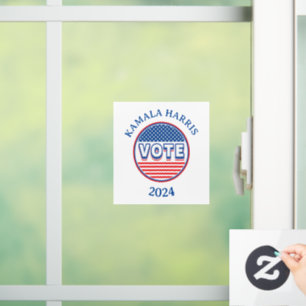 Stars and Stripes Vote USA - Election Window Cling