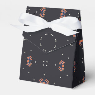 Stars And Unique Spaceship Pattern Favor Box