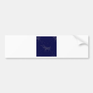 stars aries bumper sticker