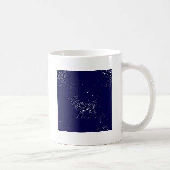 stars aries coffee mug (Right)