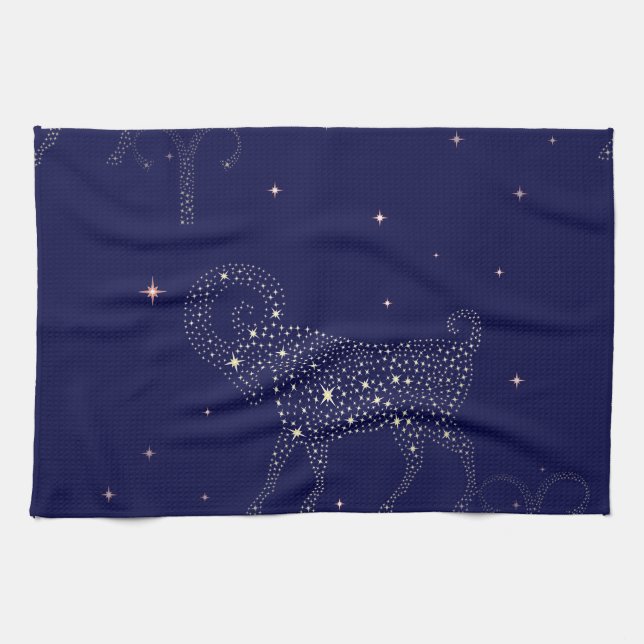 stars aries kitchen towel (Horizontal)