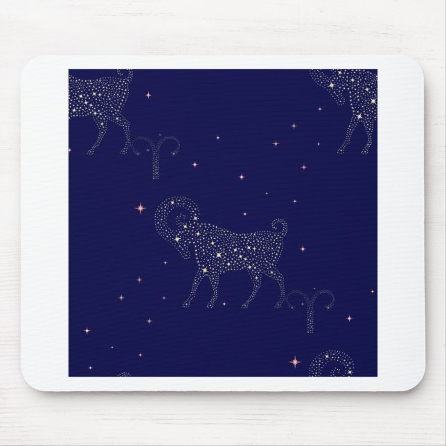 stars aries mouse pad (Front)
