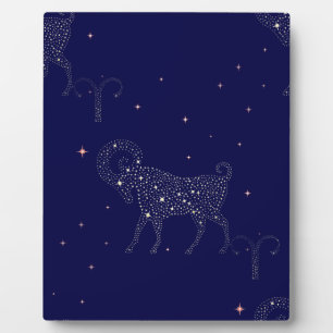 stars aries plaque