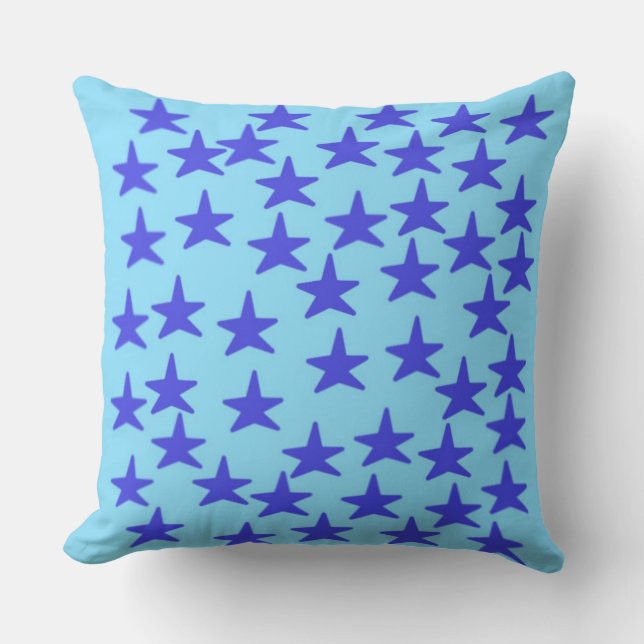 stars art throw pillow (Front)