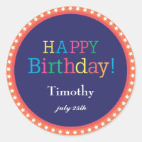 Stars Birthdaystickers