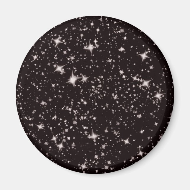 stars black night magnet (Front)