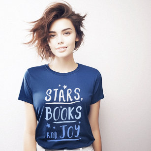 Stars Books Joy Happy T-Shirt