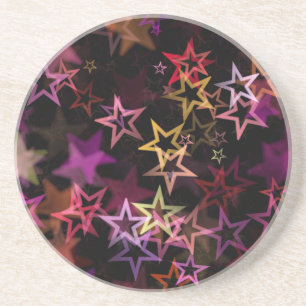 Stars Bright Night Design Coaster