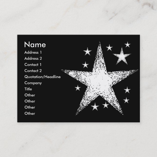 Stars | business card (Front)