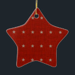Stars Ceramic Christmas Ornament<br><div class="desc">Text can be added to this ornament to make a personalized holiday gift. If you need help,  just click on the contact link below to send the designer a personal detailed message.</div>