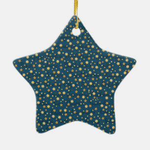 stars ceramic ornament