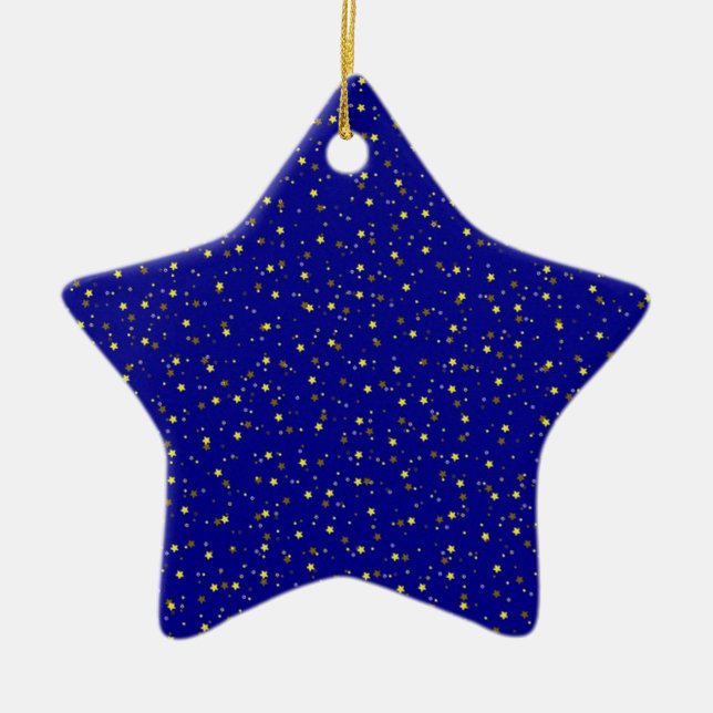 Stars Ceramic Ornament (Front)