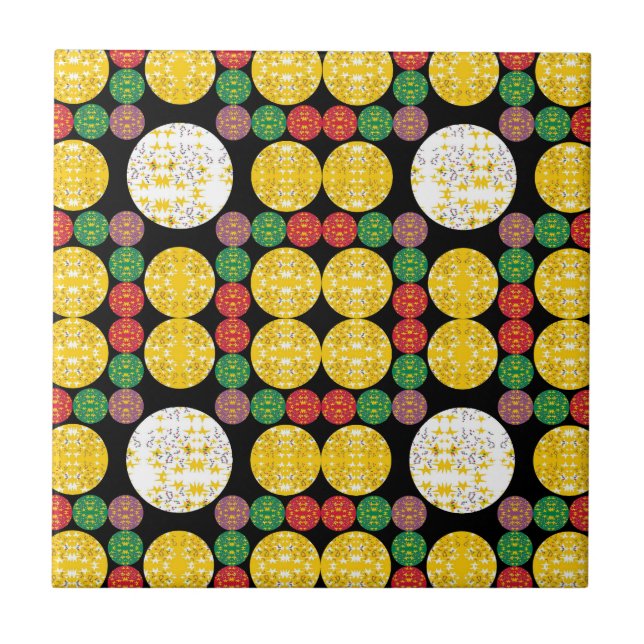 Stars Circles Tile (Front)