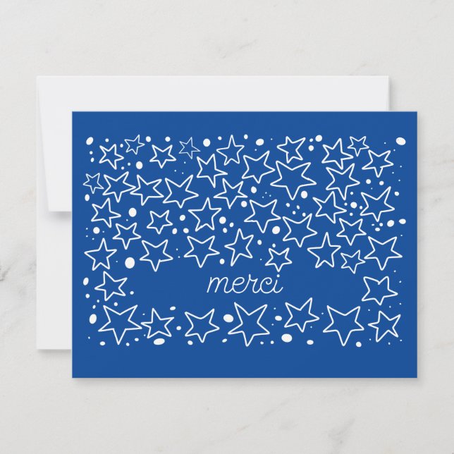 Stars dans le ciel Merci Français (Devant)
