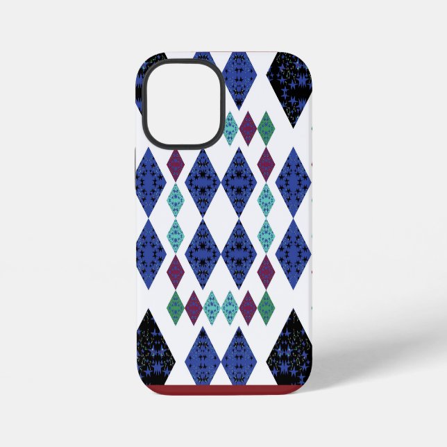Stars Diamonds iPhone Case (Back)