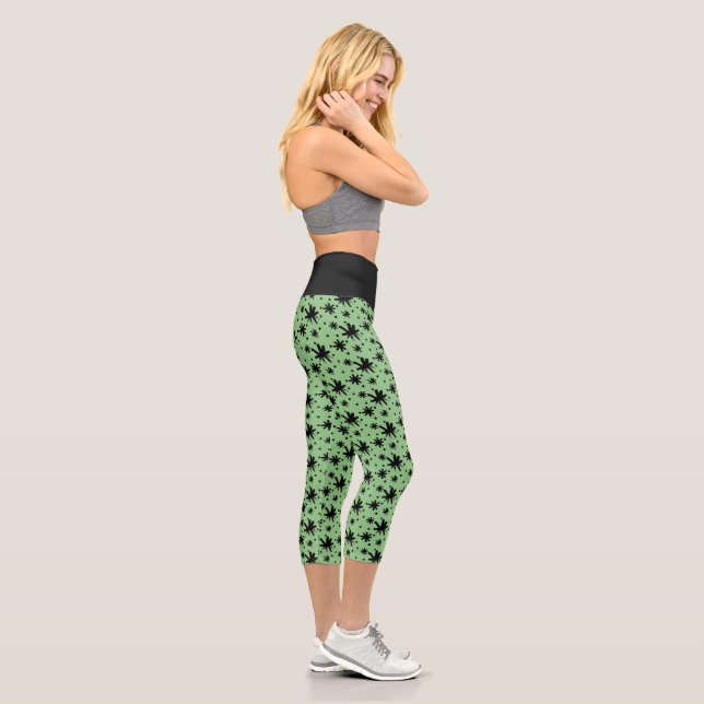 Stars + Dots Capri Leggings (Right)