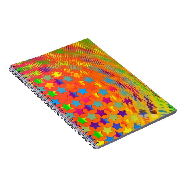 Stars Exploded-SPIRAL NOTEBOOK (Right Side)
