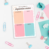 Stars Flares Pink Blue Dopamine Menu