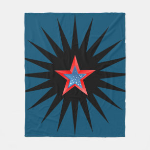 Stars fleece blanket.