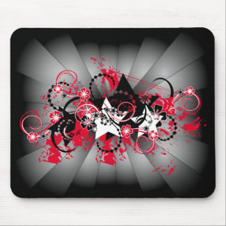 stars grunge composition mouse pad