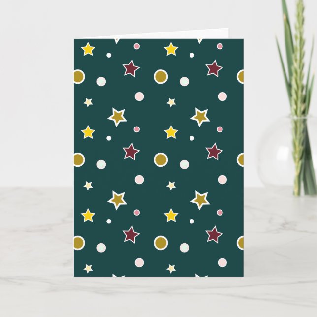 Stars Holiday Card (Front)