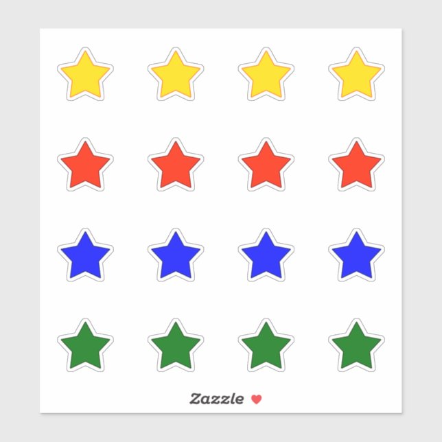 Stars in Four Colours (Sheet)