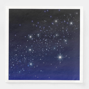 STARS IN SPACE NAPKIN