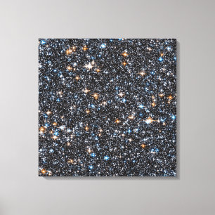 Stars In The Milky Way's Galactic Bulge. Canvas Print
