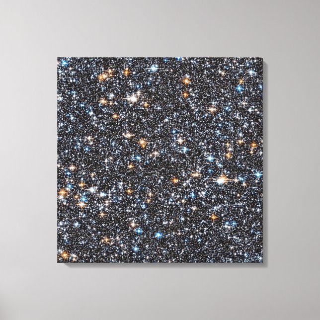 Stars In The Milky Way's Galactic Bulge. Canvas Print (Front)