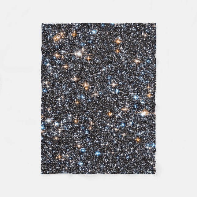 Stars In The Milky Way's Galactic Bulge. Fleece Blanket (Front)