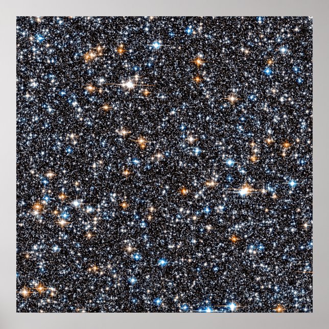 Stars In The Milky Way's Galactic Bulge. Poster (Front)