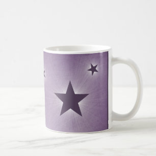 Stars in the Night Sky Mug, Purple Coffee Mug