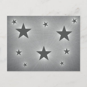 Stars in the Night Sky Postcard, Dark Grey Postcard