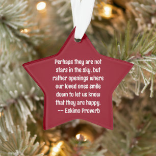 Stars In The Sky Name And Date Remembrance Ornament