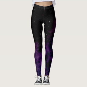 Stars in the sky nigh scene leggings