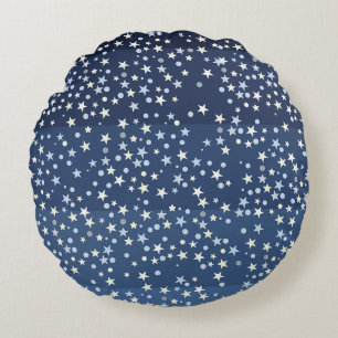 Stars in the Sky Round Pillow