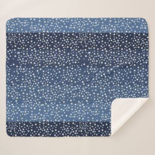 Stars in the Sky Sherpa Blanket