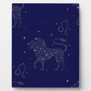 stars leo plaque