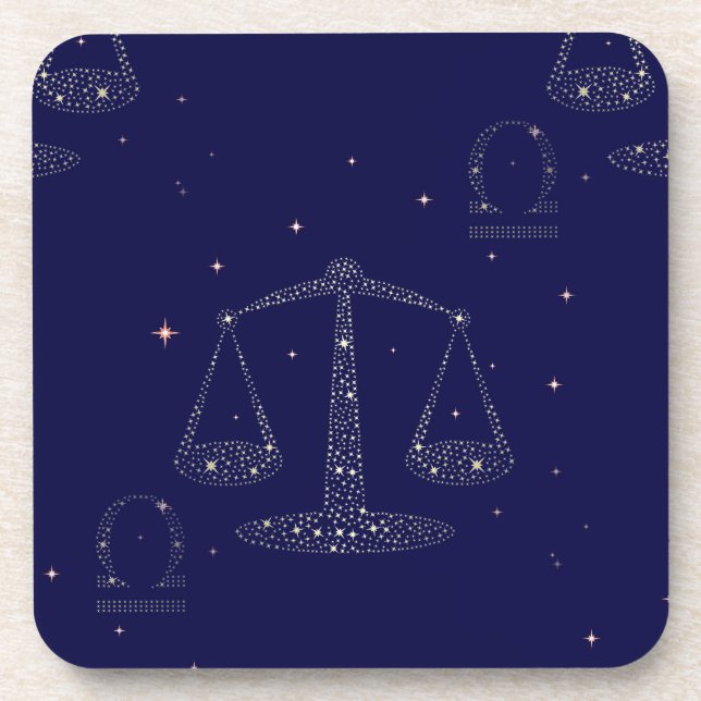 stars libra coaster (Front)
